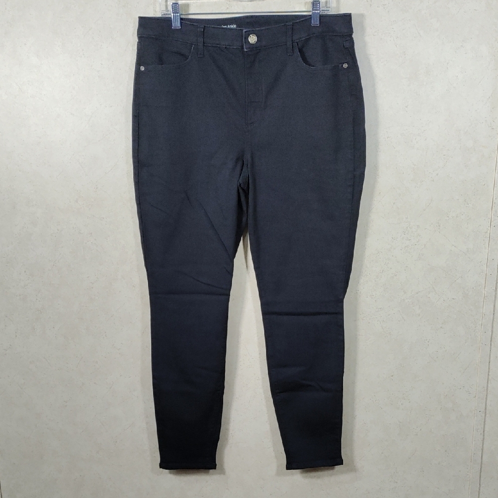 *H158 Talbots black High Waist Jegging Ankle jeans 14 FINAL PRICE